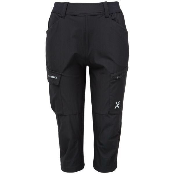 Klimatex VOOS Dámské 3/4 outdoorové kalhoty, černá, velikost