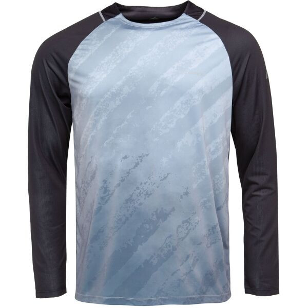 Klimatex BARELLI Pánské MTB triko s dlouhým rukávem, černá, velikost