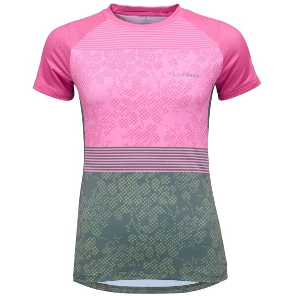 Klimatex AMBA1 Dámské MTB triko s krátkým rukávem, růžová, velikost
