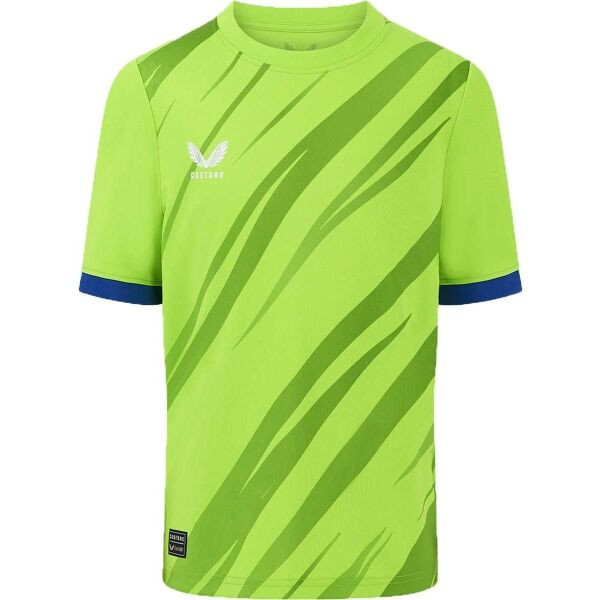 CASTORE TOP SS JERSEY JR Chlapecký fotbalový dres, světle zelená, velikost