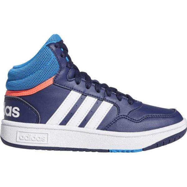 adidas HOOPS 3.0 MID K Dětské tenisky, tmavě modrá, velikost 40
