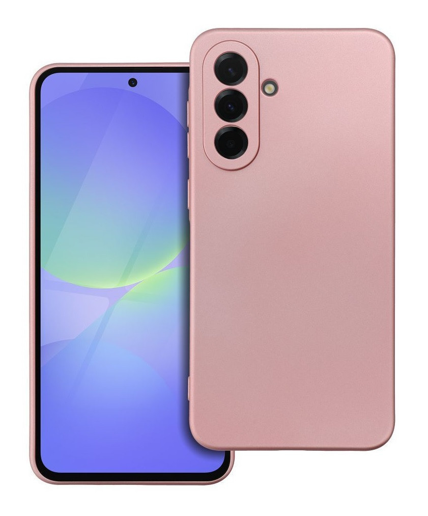 Kryt TopQ Metallic Samsung A36 růžový 137909