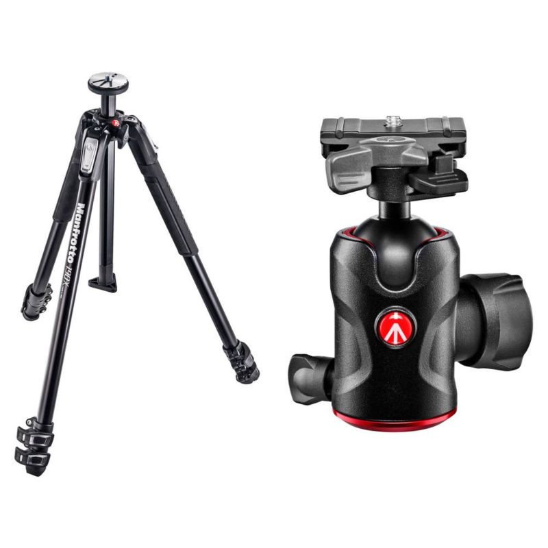 MANFROTTO 190X ALU 3 SEC W BALL HEAD AS