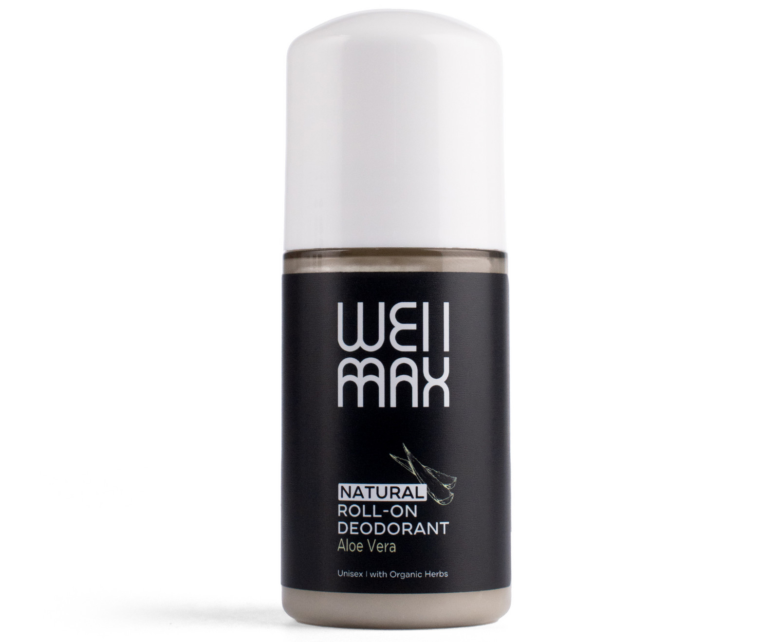 WellMax Natural Roll-on Deodorant, přírodní kuličkový deodorant, unisex, aloe vera, 50 ml