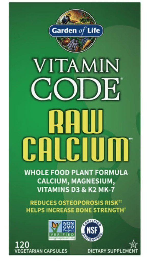 Garden of Life Vitamin Code Raw Calcium, 120 rostlinných kapslí