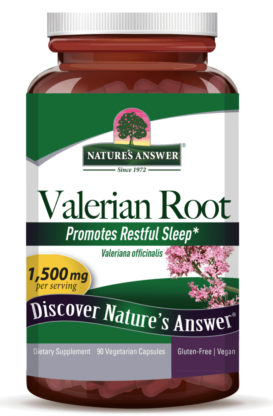 Nature's Answer Valerian Root, Kozlík lékařský, 1500 mg, 90 kapslí