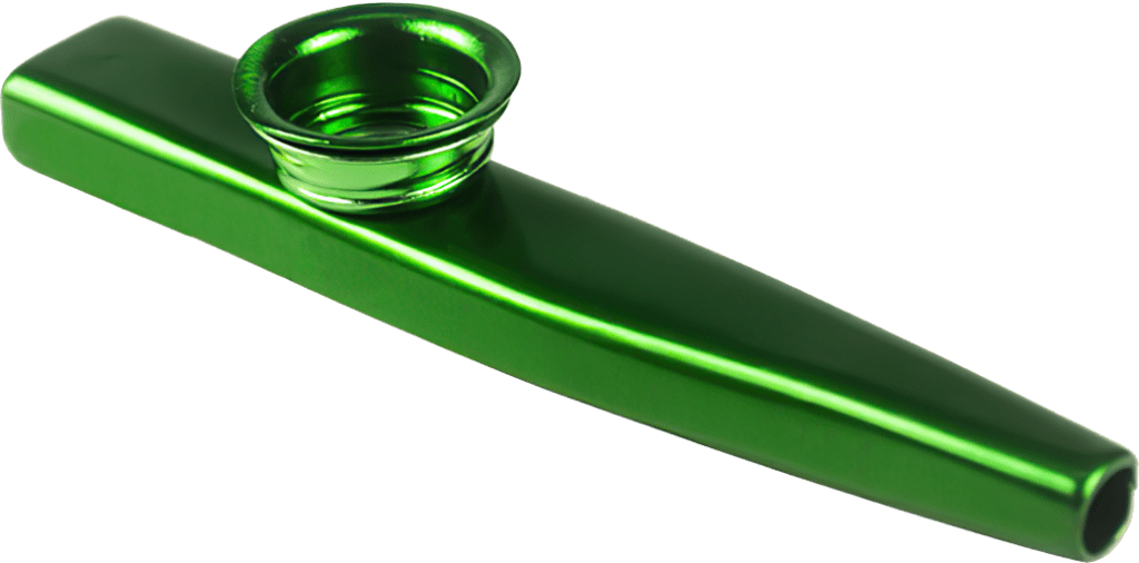 Kovové Kazoo - Zelené - Hudební dechový nástroj