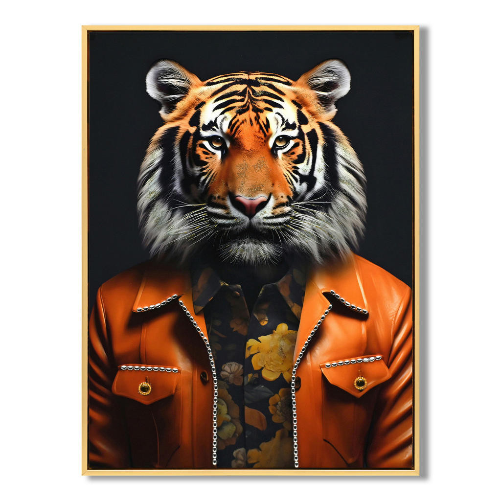 XXXL OBRAZ NA PLÁTNĚ, zvířata, 52.5/72.5/2.8 cm