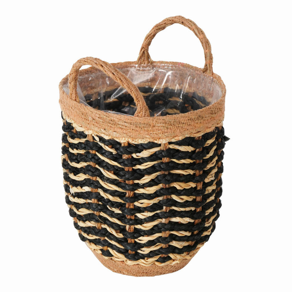 XXXL KVĚTINÁČ přírodní materiály, 20/20/29 cm