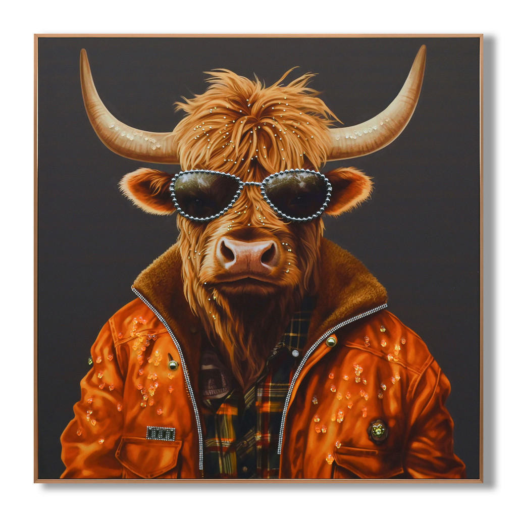 XXXL OBRAZ NA PLÁTNĚ, zvířata, 82/82/4 cm