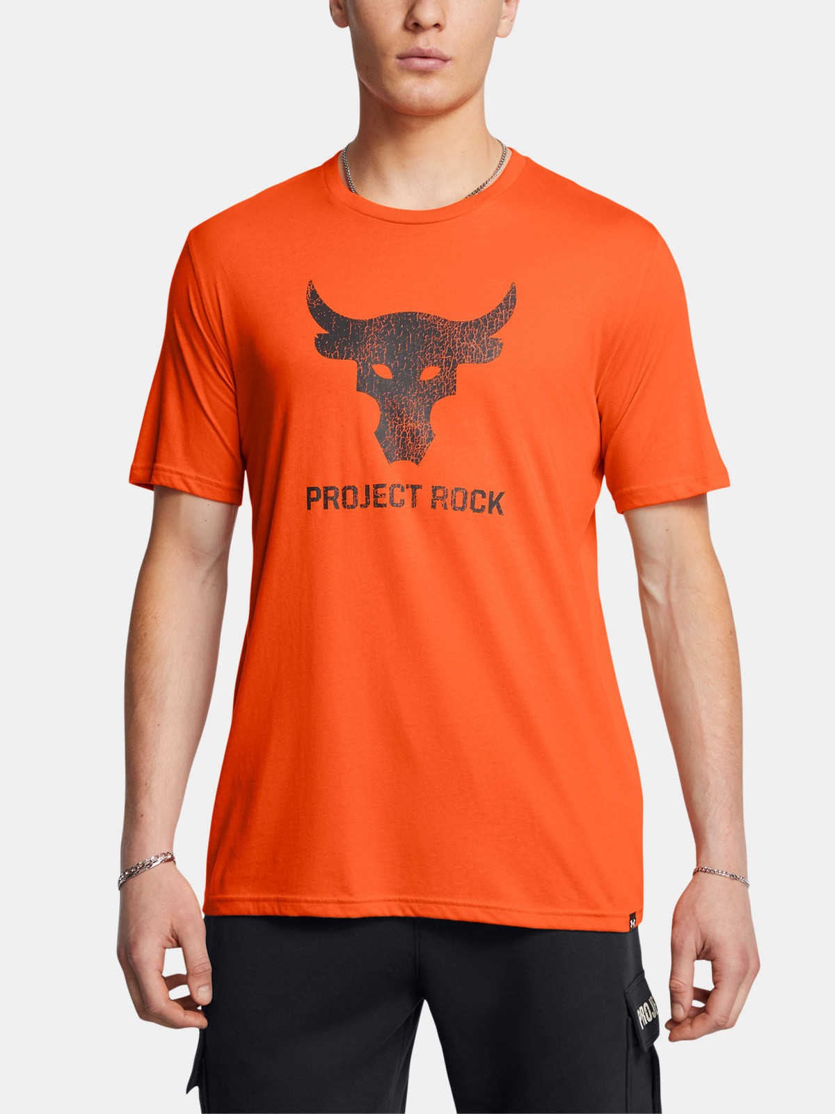 Under Armour Tričko UA Pjt Rck Brahma Bull SS-ORG - Pánské