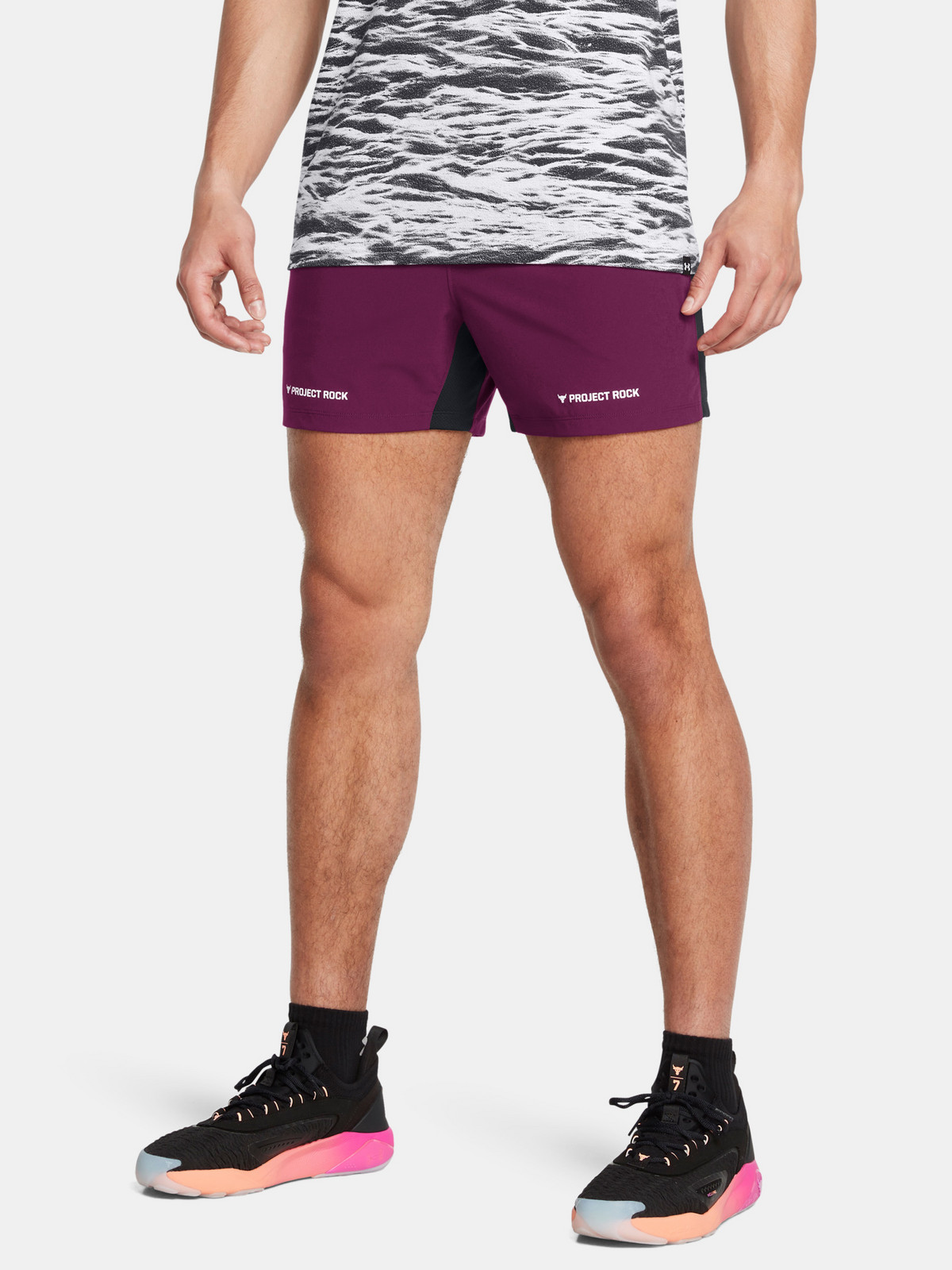 Under Armour Kraťasy Pjt Rock Ultimate 5in Short-PPL - Pánské