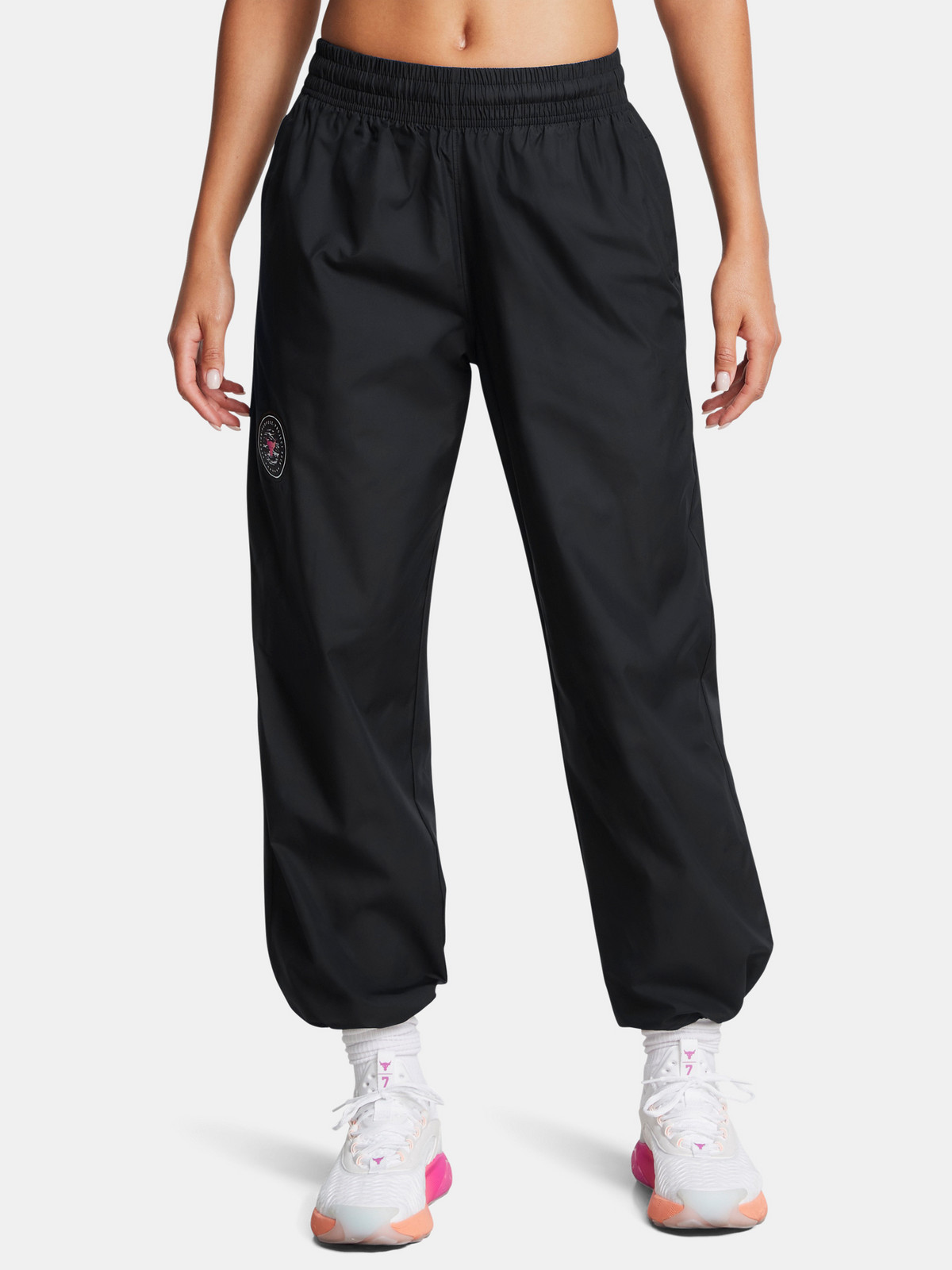Dámské sportovní kalhoty Under Armour Pjt Rck Wvn Pant BOH-BLK - Dámské