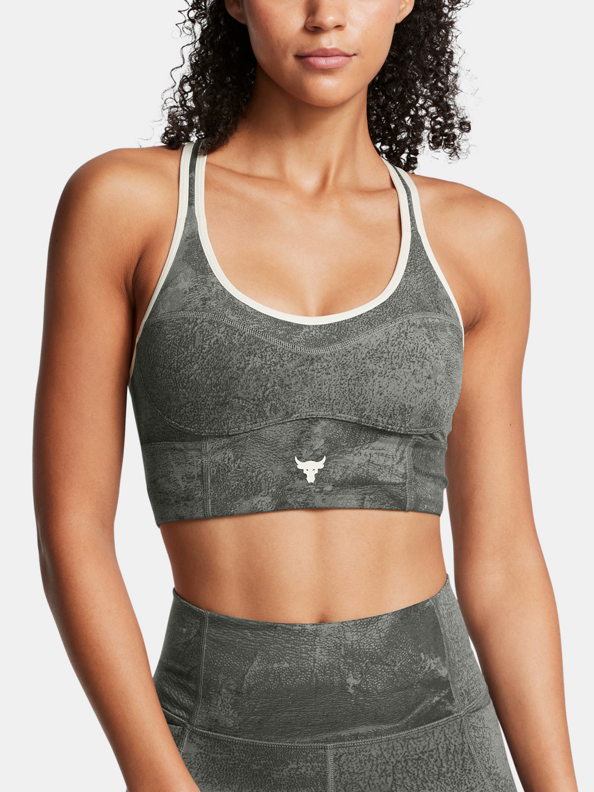 Dámská podprsenka Under Armour Pjt Rck LG LL Infty Pt Bra-GRN - Dámské