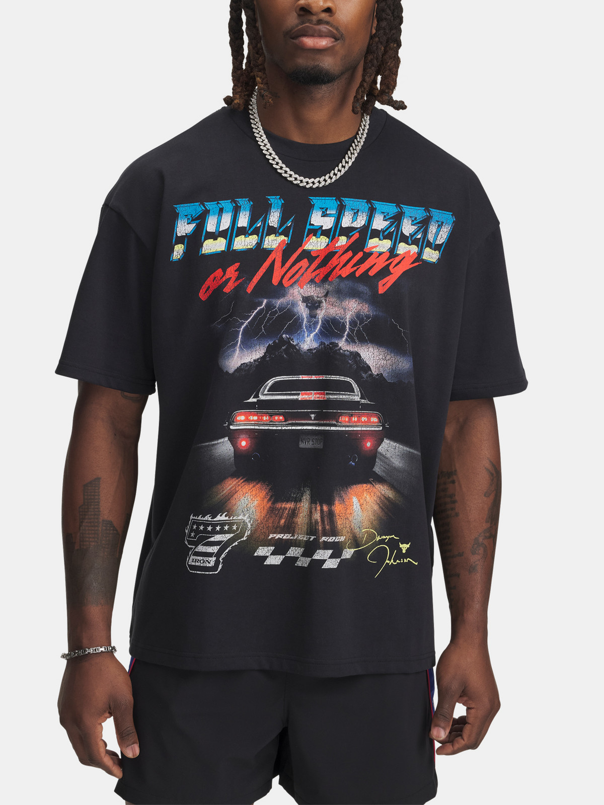 Pánské tričko Under Armour Pjt Rck Hwt SS - Pánské