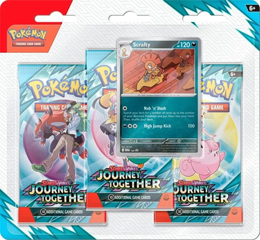 Karetní hra Pokémon TCG: Scarlet & Violet Journey Together 3 Pack Blister Rhyperior (Pokémon)