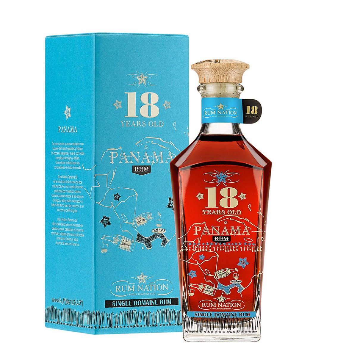 Rum Nation 18 yo Panama 40%  0,7 l