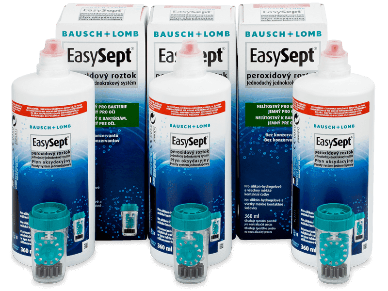 Bausch & Lomb Roztok EasySept 3x 360 ml