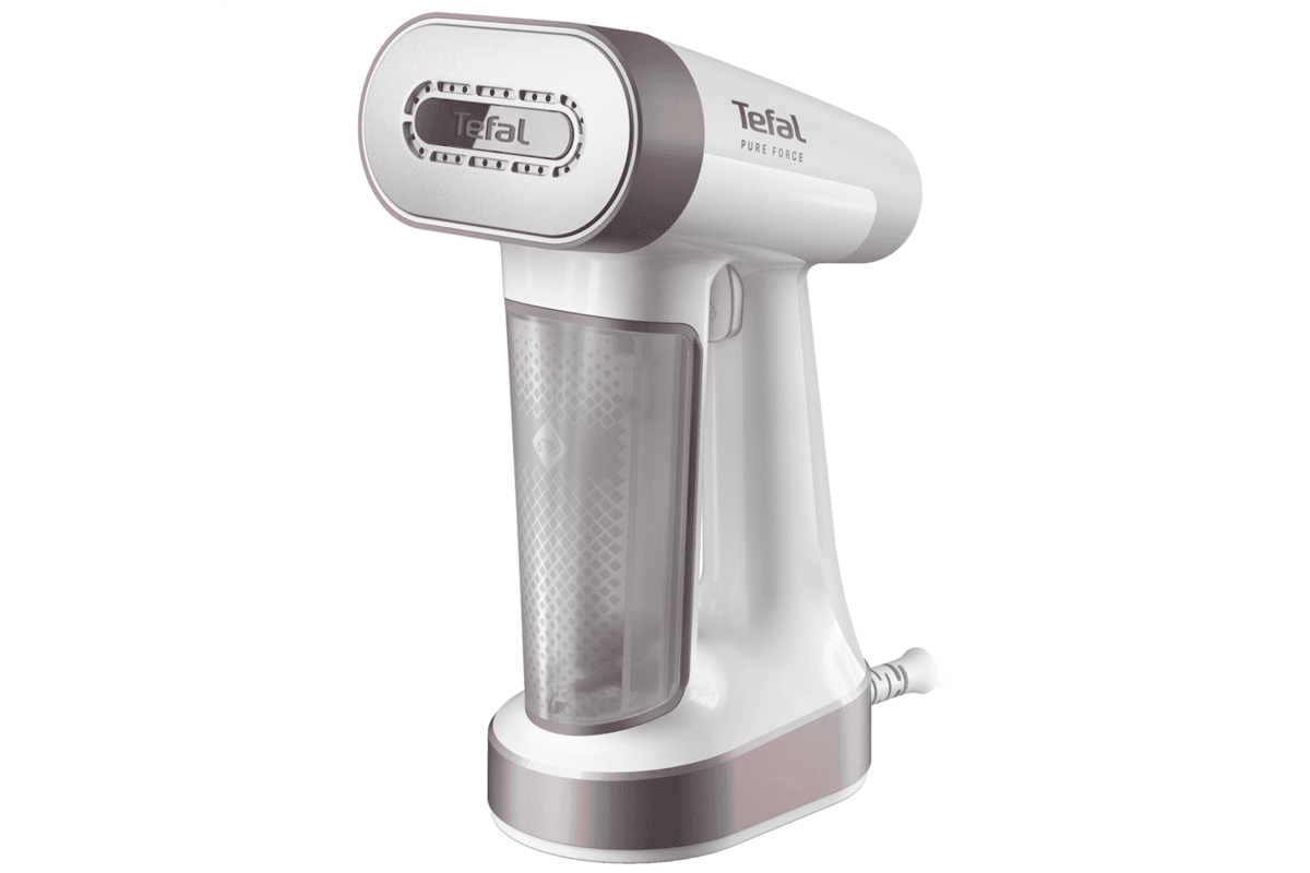 Napařovač oděvů Tefal Pure Force 2v1 DT8720E0 Skořicově růžový/Bílý