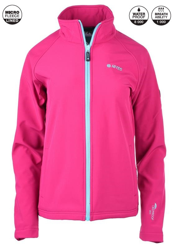HI-TEC Lady Lucari - dámská softshellová bunda (růžová) Velikost: M