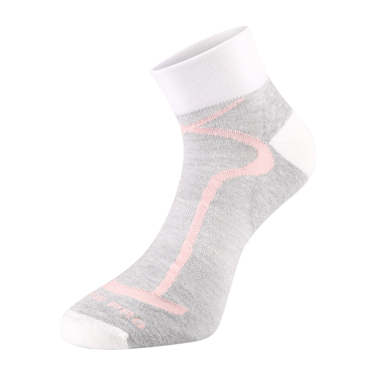 Unisex ponožky alpine pro gange bílá/růžová m
