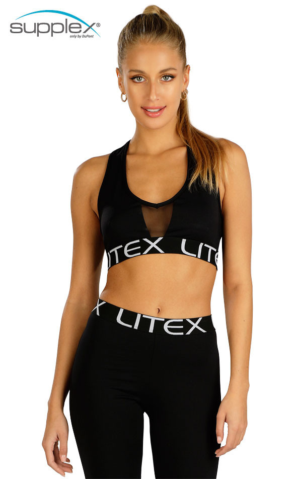 Dámský sportovní top 9c652 litex černá s