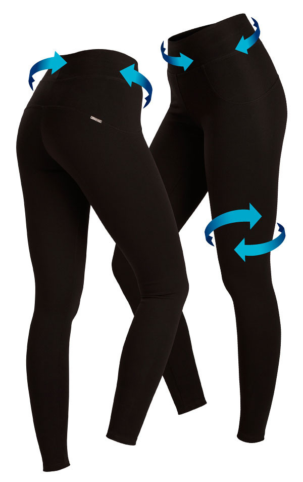 Dámské stahovací legíny 9c801 litex černá s