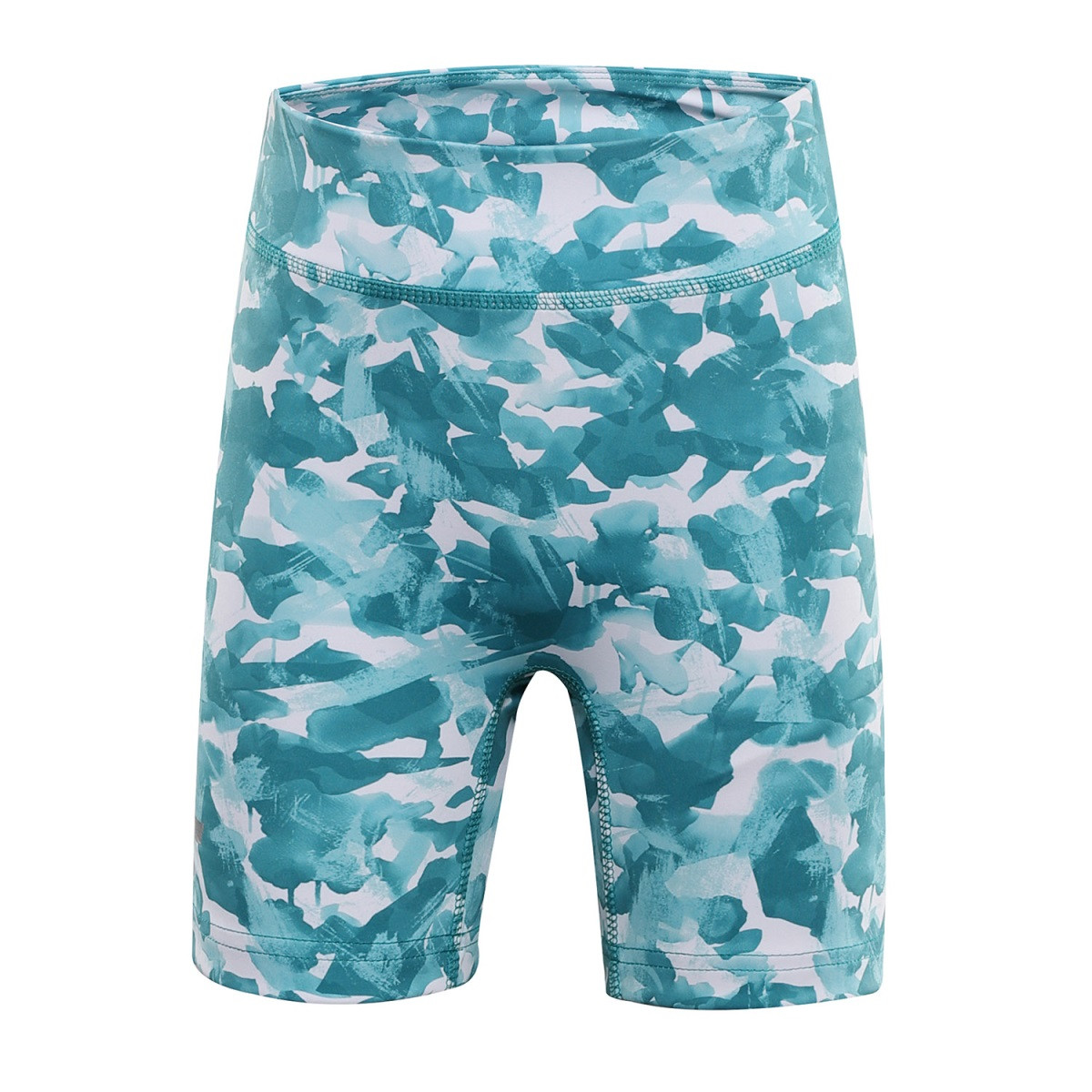 Dětské krátké rychleschnoucí legíny alpine pro elo zelená s