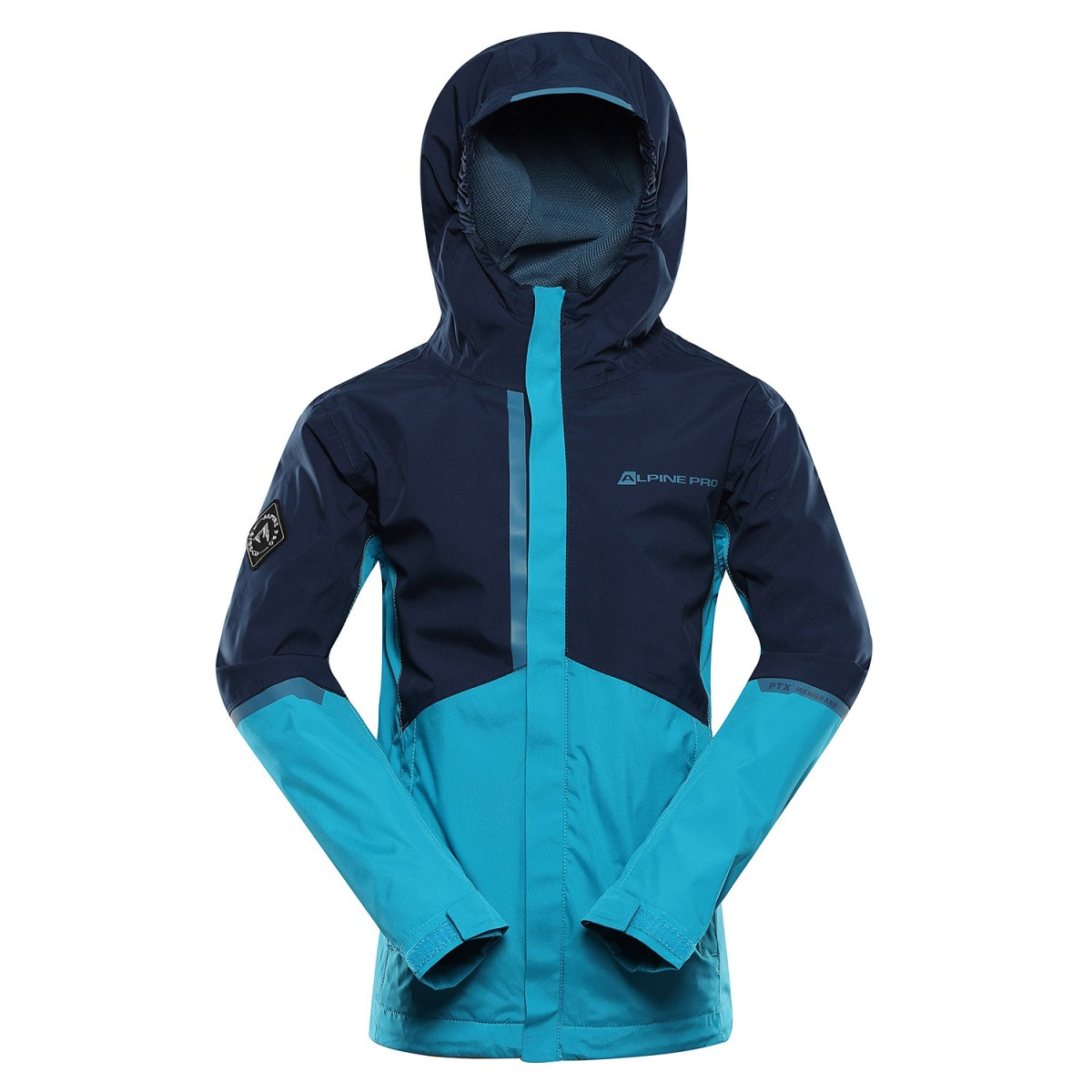 Dětská bunda s ptx membránou alpine pro noremo 2 modrá 104-110