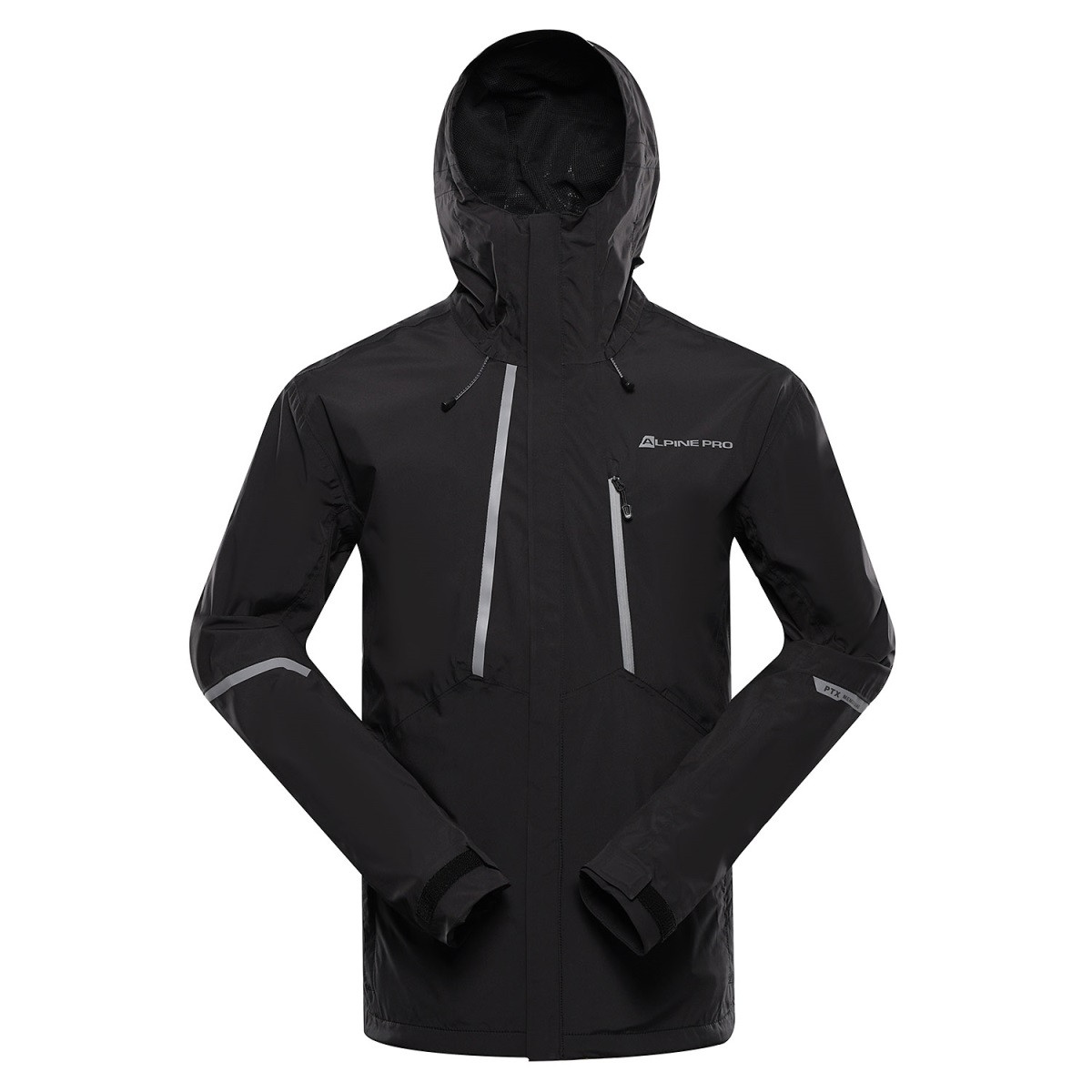 Pánská nepromokavá bunda s ptx membránou alpine pro norem 2 černá s