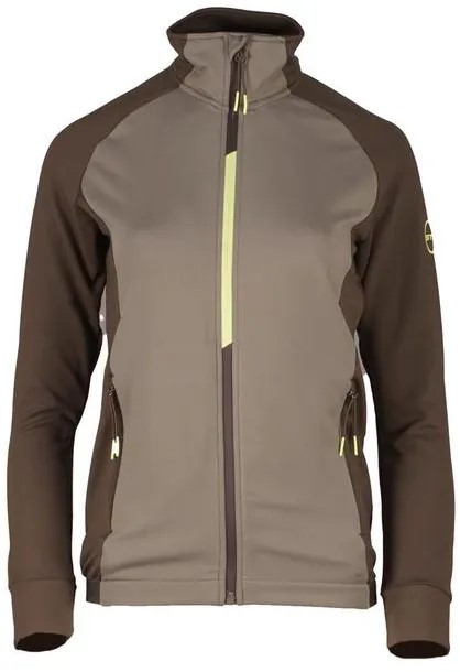 Dámská funkční mikina gts 300451 hnědá 34