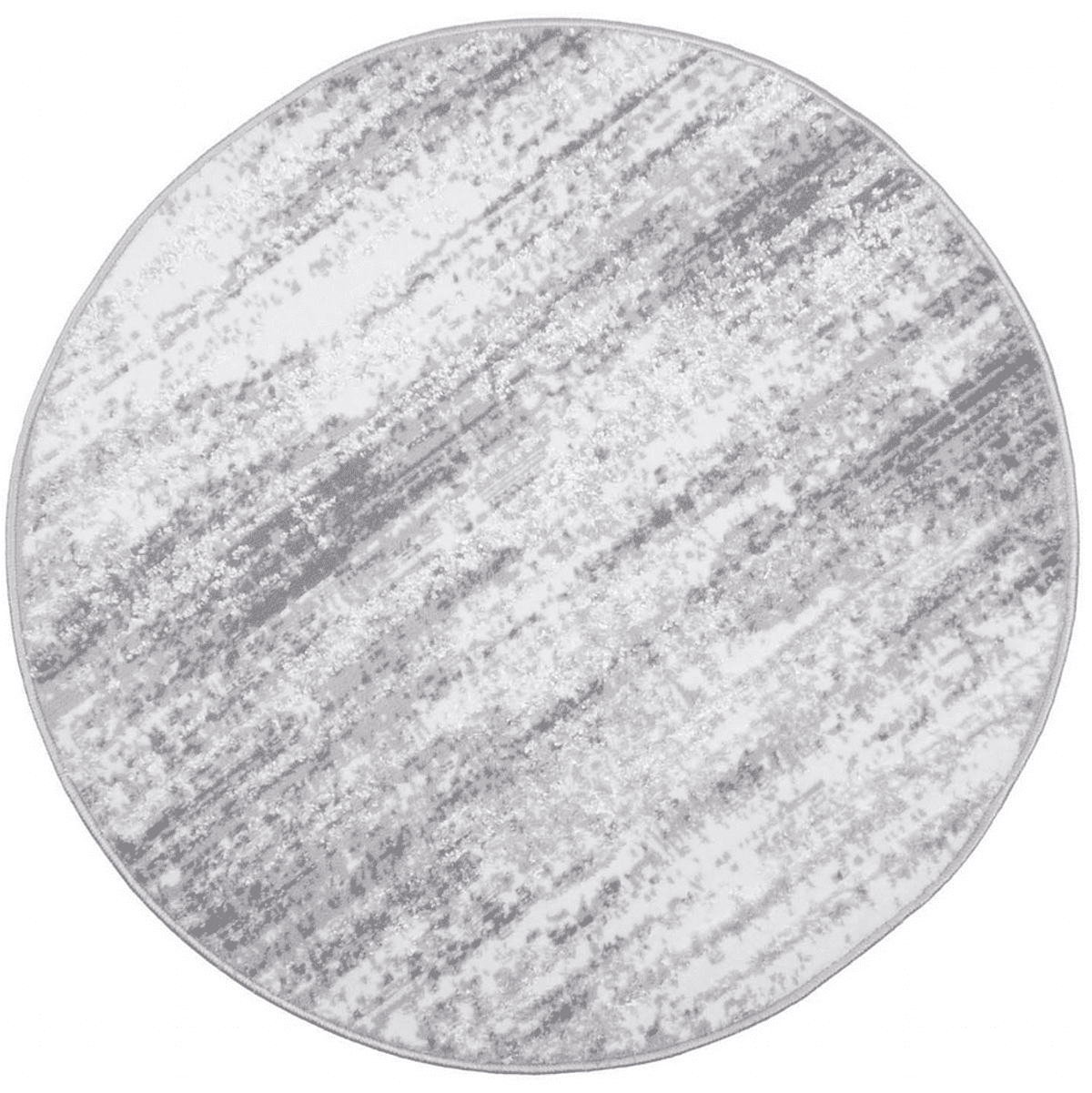 Kusový vzorovaný koberec SALAMANCA šedá Ø 100 cm Multidecor