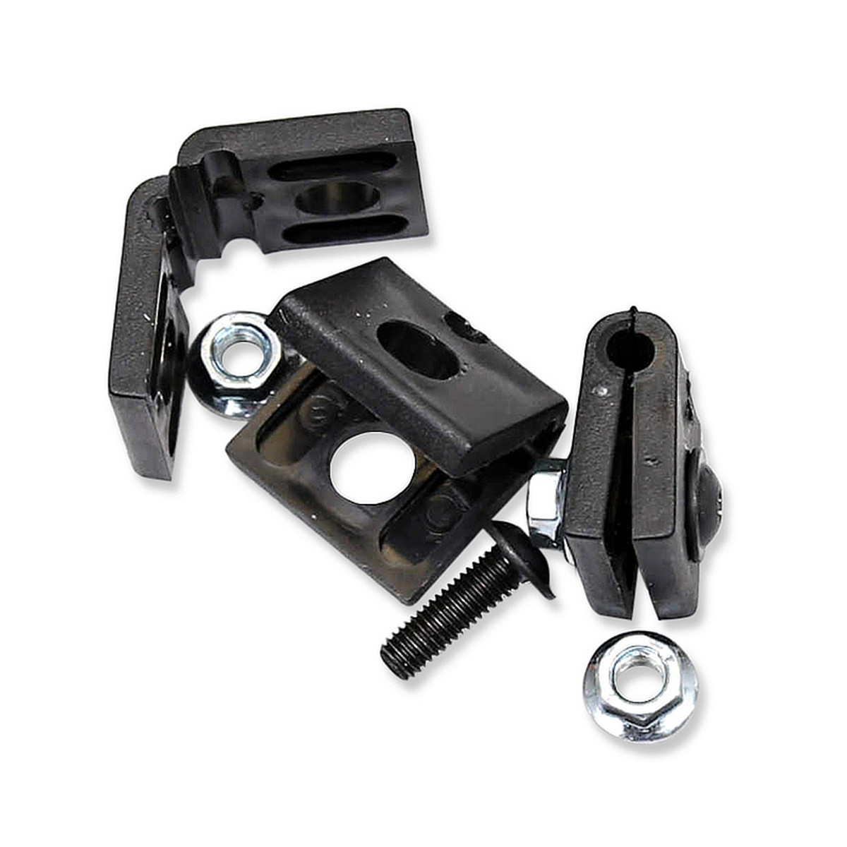 Montážní klipy na upevnění balkonové nebo plotové zástěny 3 kusy Mybesthome