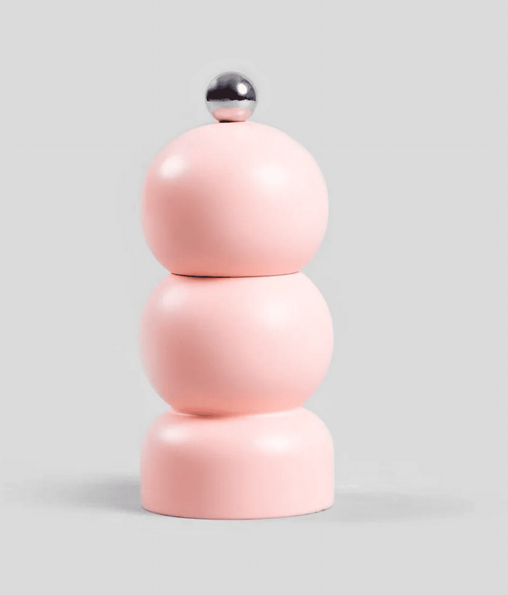 Mlýnek na koření | SPICE BUBBLE | pastelová růžová | 12 cm | 722141