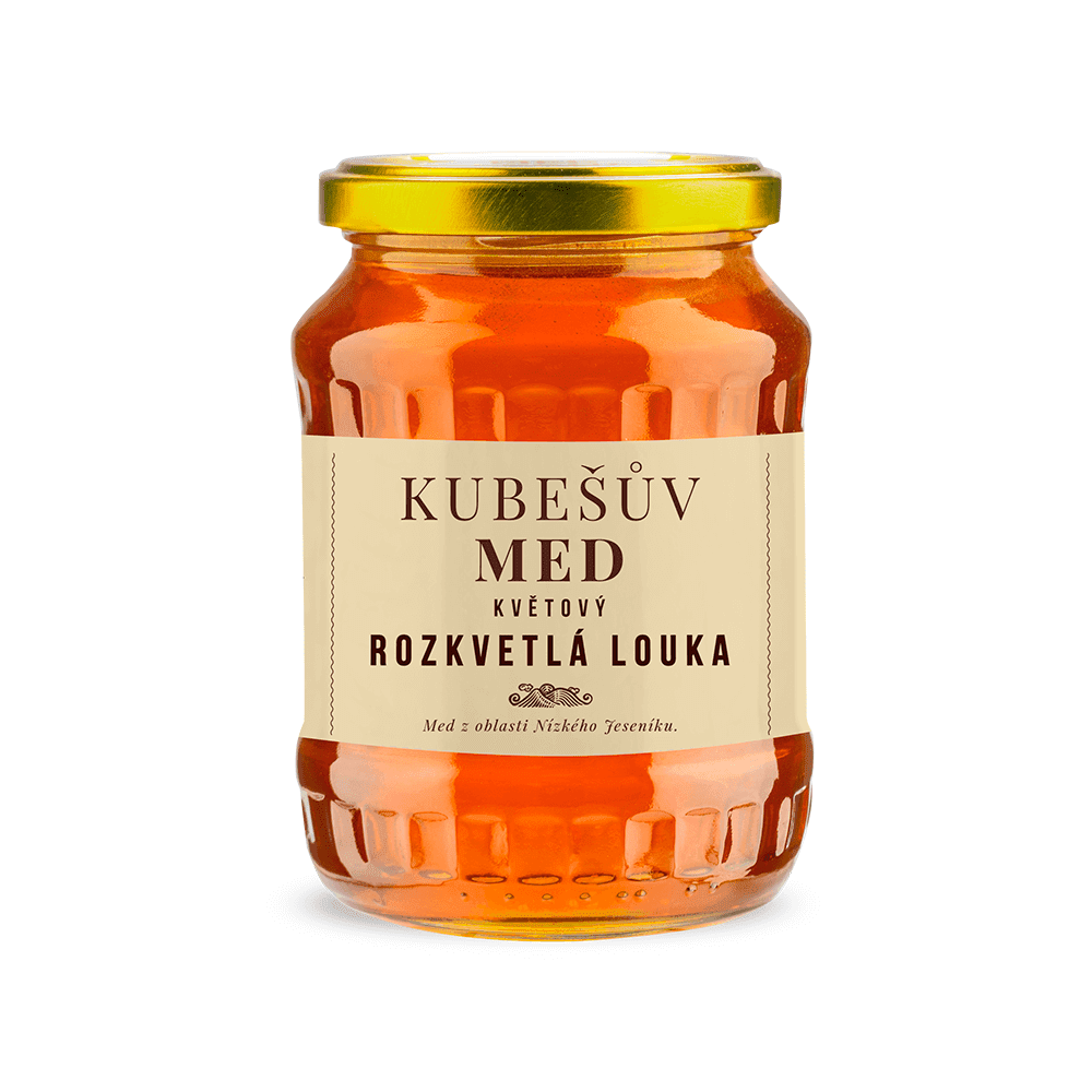 Kubešův med květový rozkvetlá louka 480g