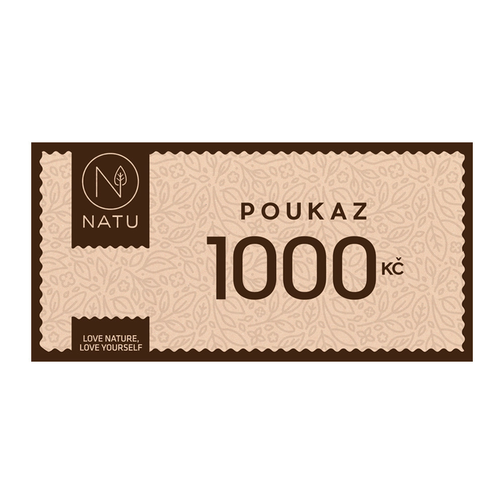 NATU Dárkový poukaz 1000 Kč