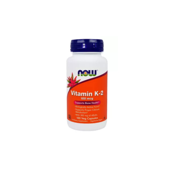 NOW Foods Vitamin K2 100mcg 100 kapslí