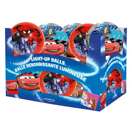 John Míč svítící Cars & Spider-Man 100mm, více druhů