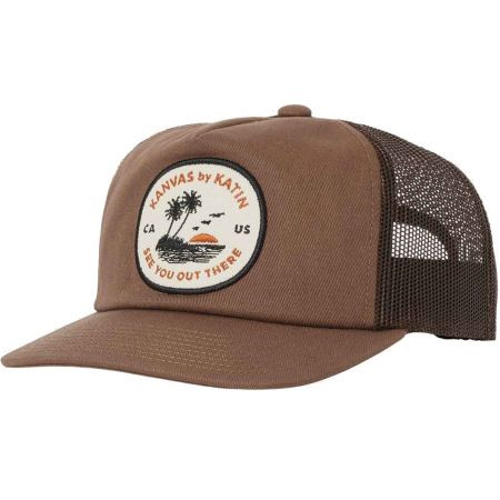 Kšiltovka Katin Usa Keys Trucker - Hnědá - Univerzální