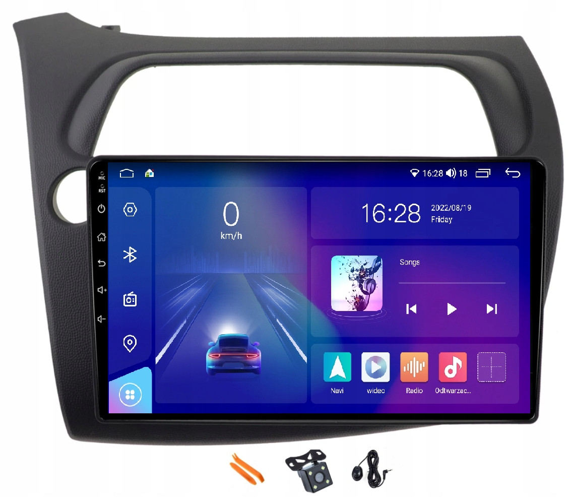 Autorádio Navigace 64GB Lte Gps Honda CIVIC 8 Ufo 06-11 Android