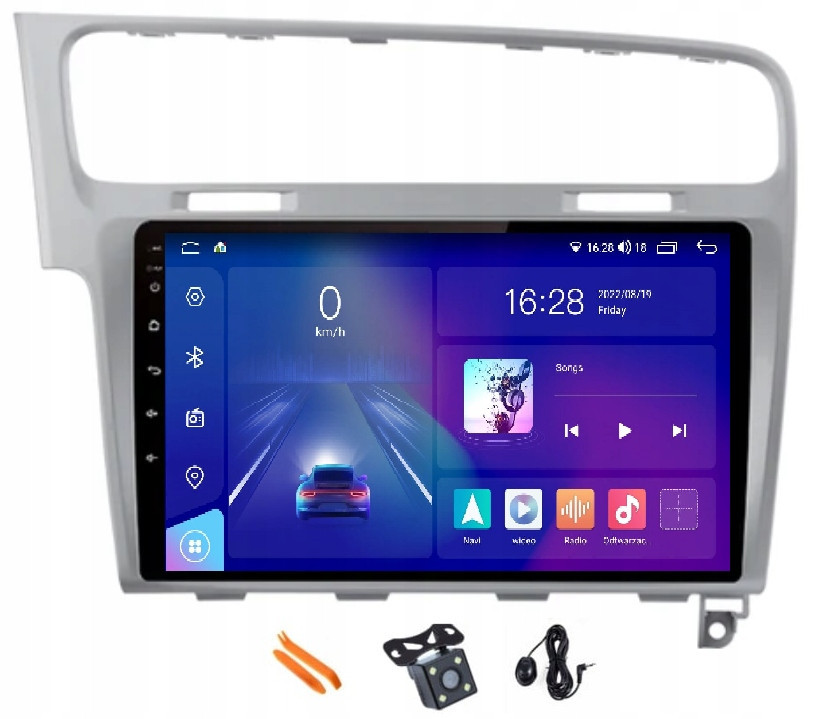 Autorádio Navigace Gps Lte Vw Golf 7 MK7 12-20 Android