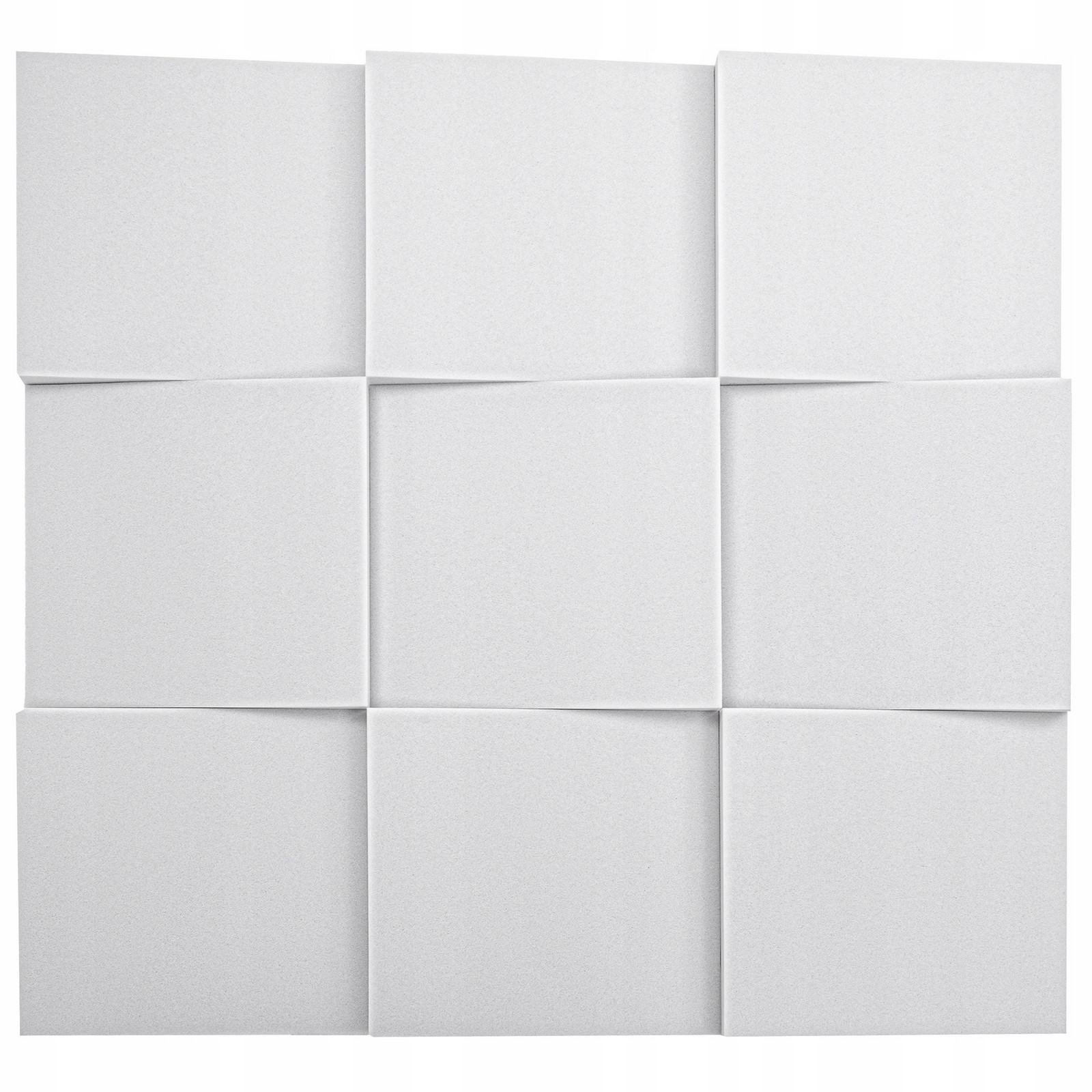 Akustický panel Bitmat popelavý 50x50 cm, šířka 5 cm, atesty čistý zvuk, klín