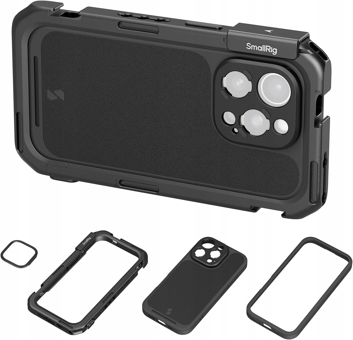 Stabilizátor Ručního Videa Pro Iphone 16 Pro Pouzdro Smallrig 4828 Černý