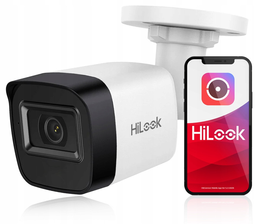 Venkovní Ip kamera 2K+ 4MPx PoE HiLook IPCAM-B4-P Aplikace Náhled