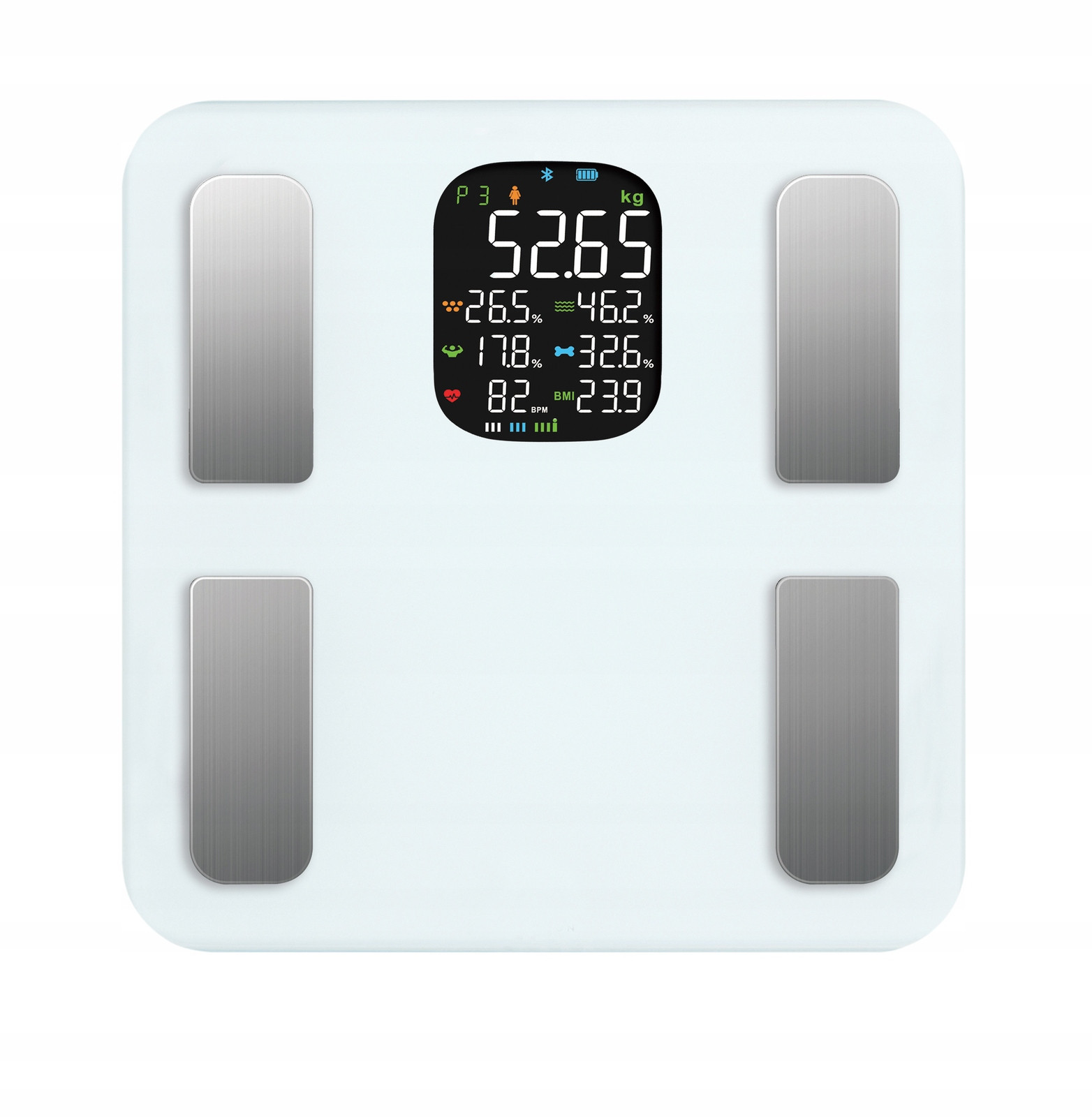 Koupelnová váha Oro-bluetooth H Smart White