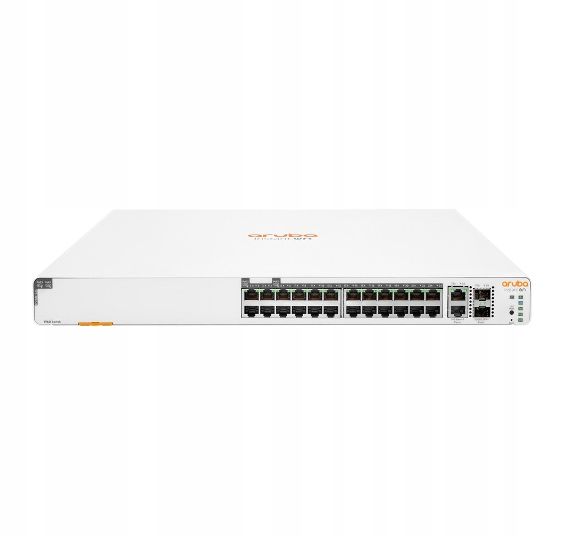 Aruba Instant On 1960 24G 20p Class4 4p Class6 PoE 2XGT 2SFP+ 370W Spravuje