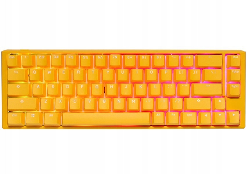 Ducky One 3 Yellow Sf klávesnice Gaming Usb Qwerty Us English Žlutá