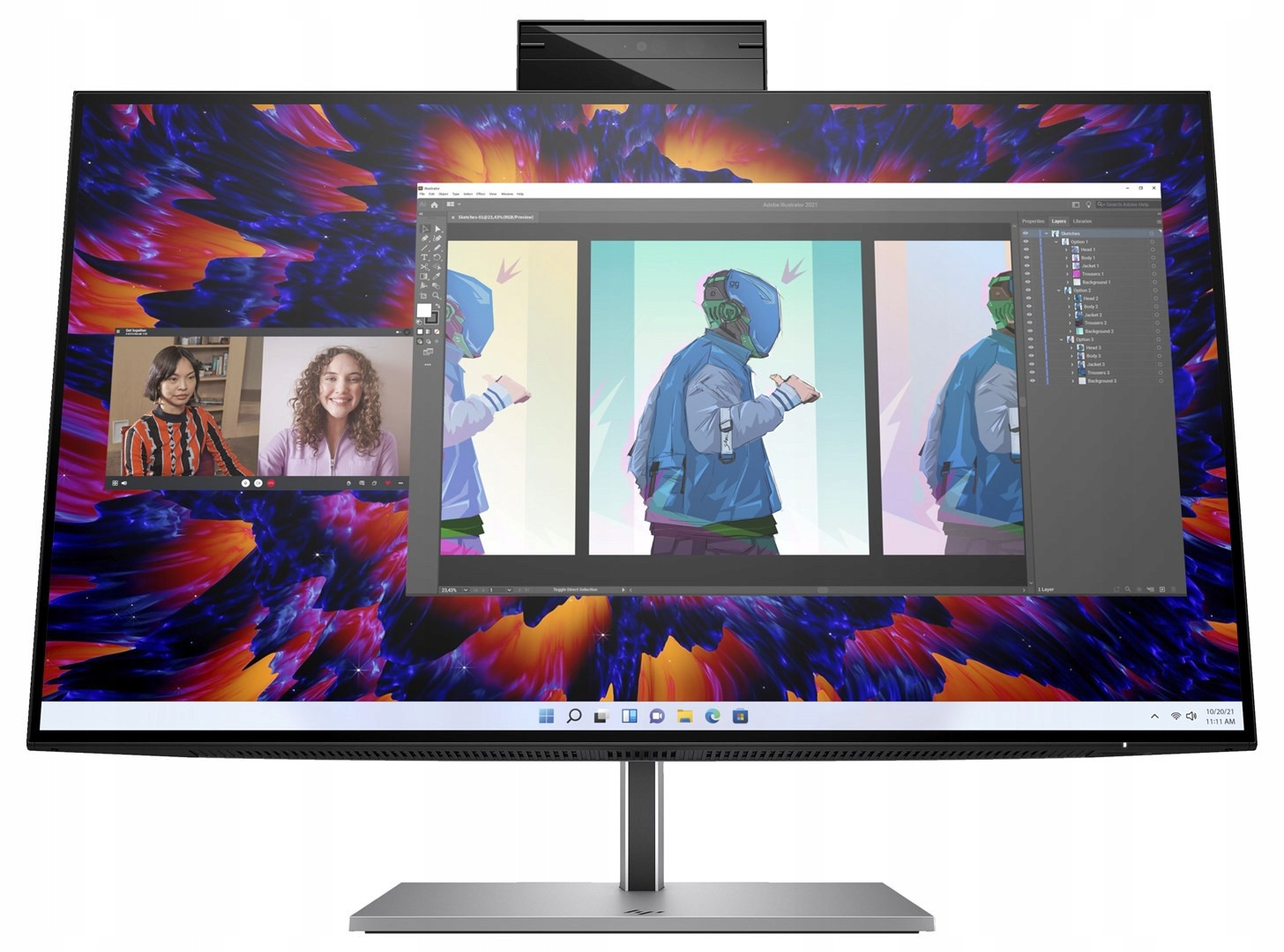 Hp Z24m G3 23.8QHD Ips 90Hz Dp monitor, Hdmi