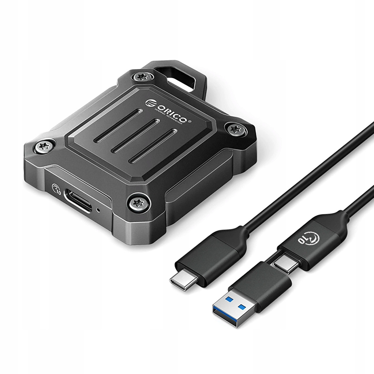 Zesílená disková kapsa Orico XAM2 M.2 2230 Usb-c 3.2 taktická černá