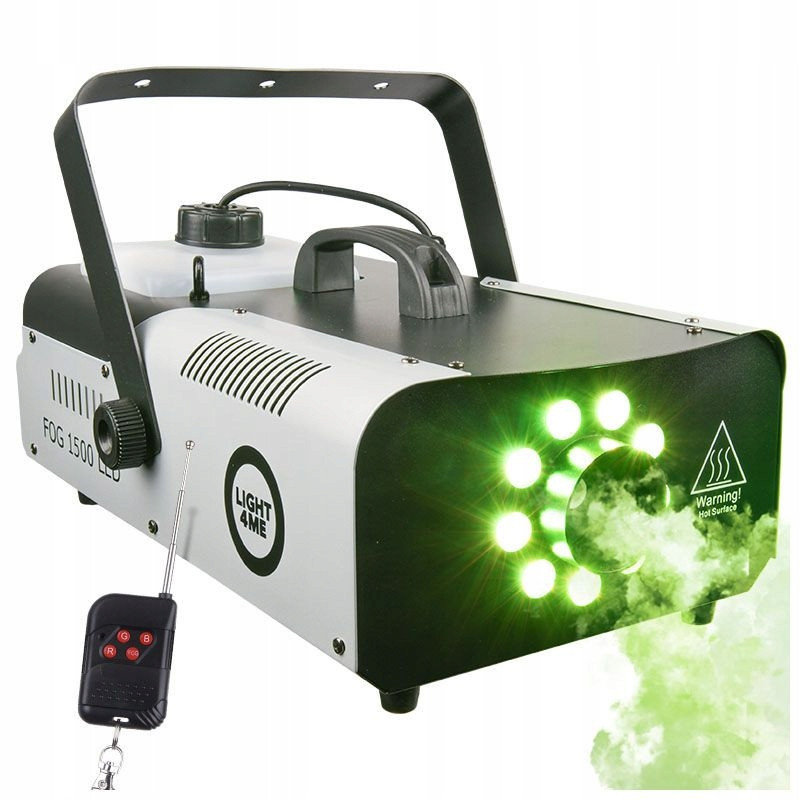 Výrobník Kouře, Mlha, Kouřový Stroj LIGHT4ME Fog 1500 Led Rgb 1500W Dálkové Ovládání